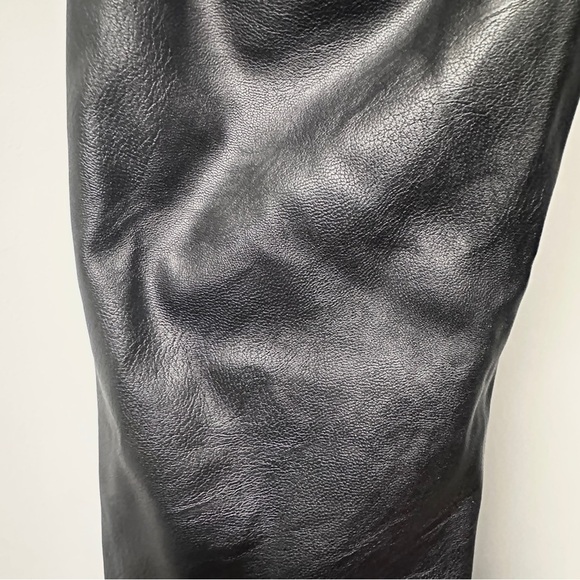 BLANKNYC Black Faux Leather Low Rise Pants Women’s Size 27 NWOT Party Going Out - Picture 12 of 14